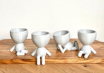 Set of 4 Little People Planters